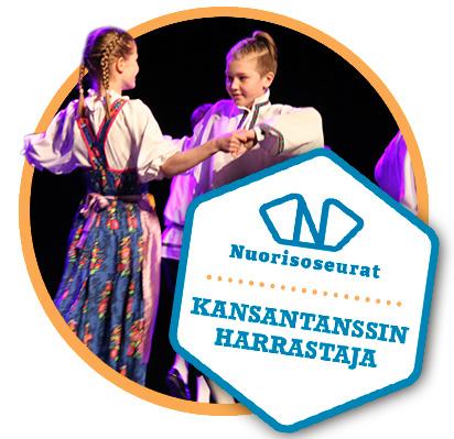Kansantanssin harrastaja -merkki