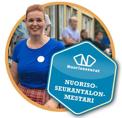 Nuorisoseurantalomestari-merkistä kuva