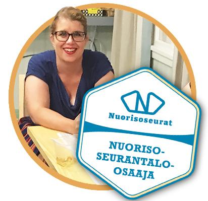 Nuorisoseurantalo-osaaja -merkki
