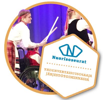 Yhdenvertaisuusosaaja järjestötoiminnassa -merkki